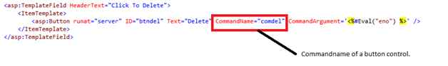 commandname in itemtemplate